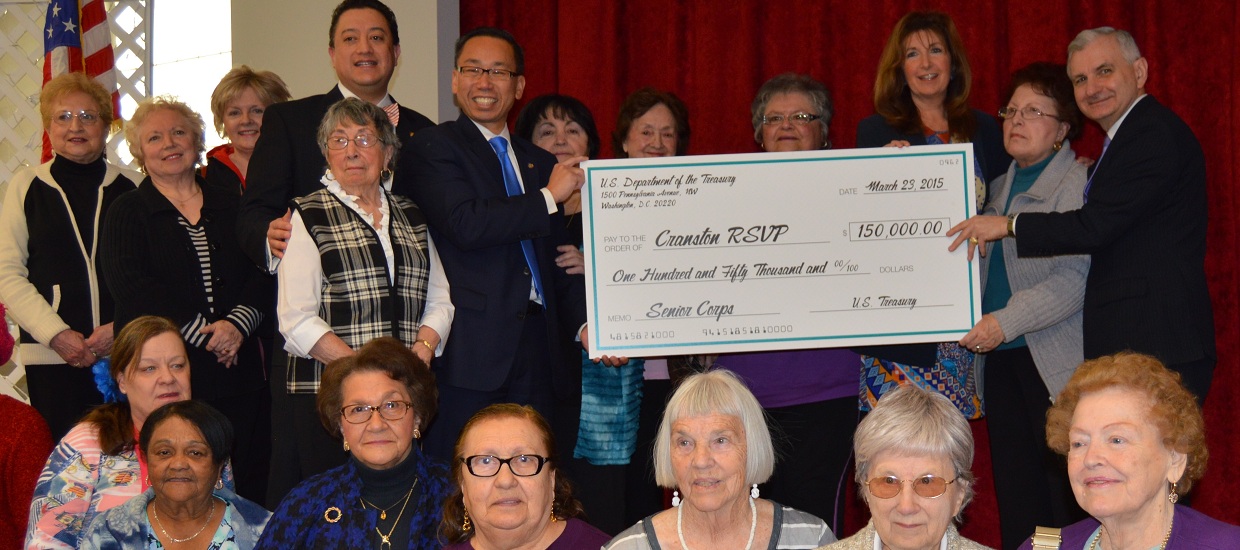 Reed & Fung Announce $150K in Federal Funds to Boost Senior Volunteers in Cranston